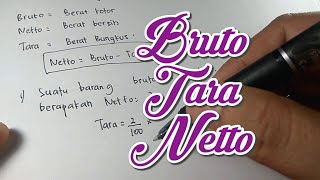 Bruto Tara dan Netto [upl. by Nataline]