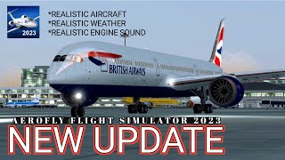 New Update Aerofly FS 2023‼️New Aircraft And Purchase [upl. by Ahsenit381]