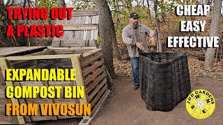 Composting With a Vivosun Expandable Compost Bin [upl. by Means]