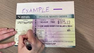 How to Write a Money Order [upl. by Sonya]