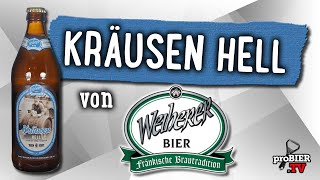 Weiherer Kräusen Hell von Brauerei Kundmüller  Craft Bier Verkostung 1569 [upl. by Nekal950]