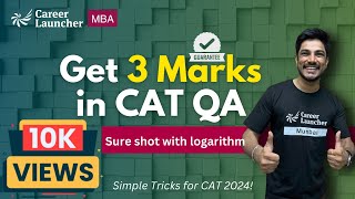 CAT 2024  Guaranteed 3 Marks Master Logarithm with These Simple Tricks [upl. by Manvel792]