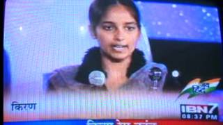 Kiran Kumari TurkauliyaMotihariBihar in IBN7 with Abhishek Bachan [upl. by Darum]