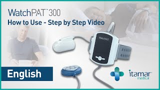 WatchPAT 300 Sleep Apnea Test  How to Use translations in description [upl. by Dnumde]