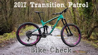 Transition Patrol 2017 Bike Check  Shredit  Archie Axten [upl. by Sand388]