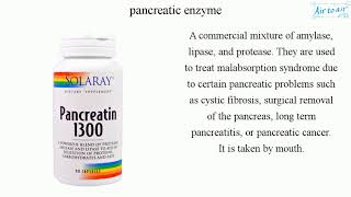 pancreatic enzyme [upl. by Eural]