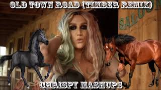 Lil Nas X Billy Ray Cyrus Kesha amp Pitbull  Old Town Road  Timber Mashup [upl. by Bianka762]