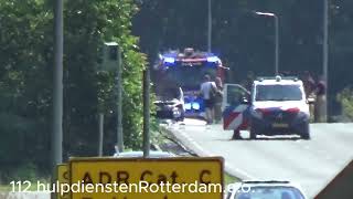 OVD 189492 met spoed naar middel brand bus in Papendrecht [upl. by Fleece55]