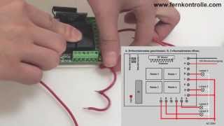 4 Kanal Funk Lichtschalter für Elektrische Geräte S4CDC amp C4 9v 12v 24v [upl. by Intyre]