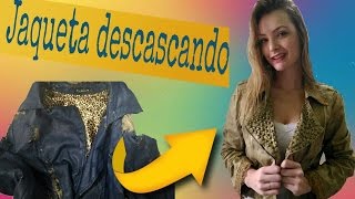 DIY Como consertar jaqueta de quotcouroquot descascando How to fix a peeling leather jacket [upl. by Pebrook225]