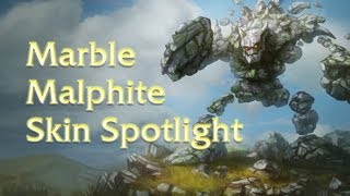 League Of Legends Skins Marble Malphite [upl. by Sachs]