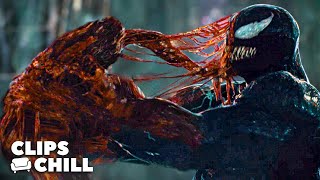 Venom vs Carnage  Escena Completa de Lucha  Venom 2 Carnage Liberado Tom Hardy [upl. by Eecyaj]