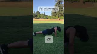 Day 2 of doing pushups shorts youtube challenge gym fitness [upl. by Assilim]