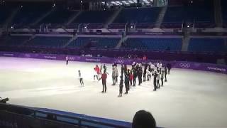 Pyeongchang February 2018 Gala Practice on Olypmic Games Figure Skating [upl. by Fidelio195]