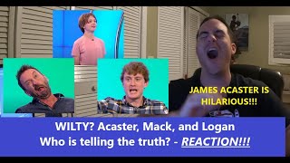 Americans React  WILTY  James Acaster Lee Mack and Gabby Logan  REACTION [upl. by Bartko]