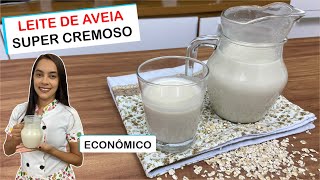 COMO FAZER LEITE DE AVEIA  Não compre faça você mesmo [upl. by Atihcnoc]