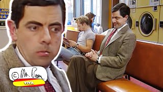 ¡Mr Bean está lavando  Clips divertidos de Mr Bean  Viva Mr Bean [upl. by Redwine915]