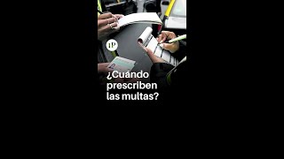 TRÁNSITO  🚗❗ ¿CUÁNDO PRESCRIBEN LAS MULTAS ⏳⚖️ [upl. by Eiahpets]