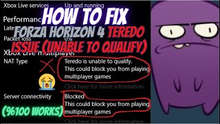 HOW TO FIX TEREDO PROBLEM IN FORZA HORIZON 4 \u00100 WORKS [upl. by Tannie]