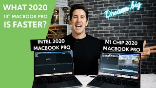 NEW Apple Macbook Pro M1 Chip 13quot VS 2020 13quot Intel MacBook Pro  OPENING APPS [upl. by Palestine]