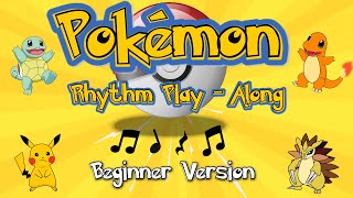 Music Activity for Kids Pokémon Rhythm PlayAlong  Brain Break  Beginner Version [upl. by Bascio]