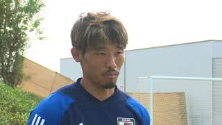 Hidemasa Morita Reo Hatate amp Yukinari Sugawara ahead of Japan vs Bahrain in Asian Cup R16｜サッカー日本代表 [upl. by Aihppa]