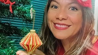 Hagamos rombitos navideños merrychristmas navidad manualidades tutorial [upl. by Alis]