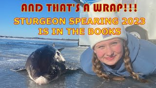 STURGEON SPEARING 2023 THE FINAL CHAPTER [upl. by Uni]