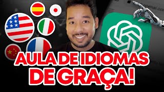 COMO USAR O CHATGPT PARA APRENDER INGLÊS DE GRAÇA [upl. by Sevy]