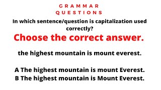 CAN YOU SCORE 1010 CAPITALIZATION QUIZ TEST 1 [upl. by Adanar504]