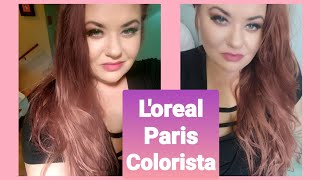 Colorista by Loreal Paris  Semi Permanent Hair Color on Brown Hair  Pink [upl. by Geerts]