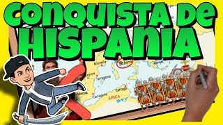 ⚔ La CONQUISTA ROMANA en HISPANIA para NIÑOS [upl. by Ssecnirp771]