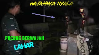 Diludahi Pocong Berwajah Lahar di Warung Doyong bajultv [upl. by Watkins]