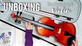 UNBOXING BACHENDORFF 34 VIOLIN  Sound Test [upl. by Haonam]