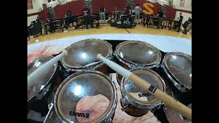 2022 Irondale Winter Drumline Tenor Cam 2 [upl. by Nabroc]