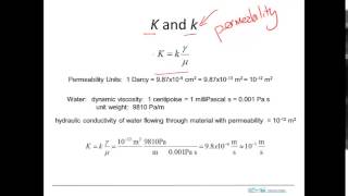 hydraulic conductivity [upl. by Haduhey]