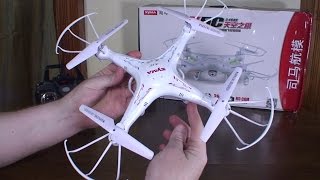 Syma  X5C Explorers  Review and Flight Indoors and Outdoors [upl. by Minne653]