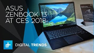 ASUS ZenBook 13  Hands On at CES 2018 [upl. by Also337]