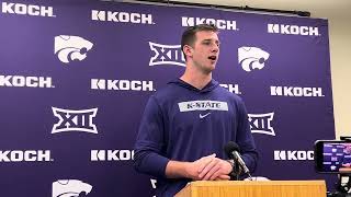 KState TE Will Anciaux recaps 4518 win over West Virginia [upl. by Curtice]