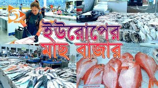 ইউরোপের মাছ বাজার  Visit the Worlds Best Fish Market  Nagorik Durbeen [upl. by Ernie]