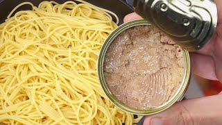 Cuando tengas espagueti y atun Prepara esta deliciosa receta de pasta en tan solo unos minutos [upl. by Pich604]