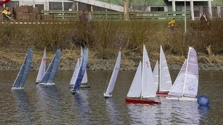 Klasse Inoffizielle Deutsche Meisterschaft der AC60 3x1 VO60 und Seawind Segelmodellboote [upl. by Holli]