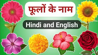 Flowers Names  Name of Flowers Hindi amp English  फूलों के नाम malindaji [upl. by Jeniffer]