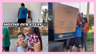 VLOG MOVING OUT TO OUR NEW APARTMENT  WALA SI ANTHONY 🙁  ERICA AHERN [upl. by Isborne]