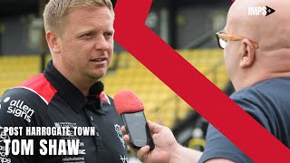 Tom Shaw post Harrogate Town [upl. by Ethbin]