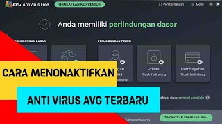 Cara Mematikan Antivirus Avg Windows 1011 [upl. by Derwood]