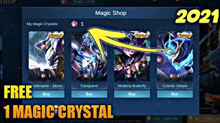 EASIEST WAY TO GET 1 MAGIC CRYSTAL🔶  MLBB 2021 [upl. by Goodkin]