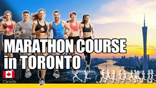 Marathon course at Toronto Waterfront Marathon [upl. by Rodgers]