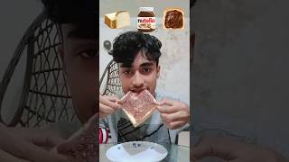 bread with nutella 🍞🍫✨ foodclips funny foodshorts bread chocolate yummyfood coffee viral [upl. by Castara]