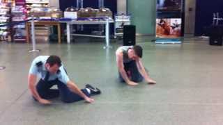 Jasmin Vardimon Company perform an extract from Justitia at St Pancras International [upl. by Gnilrits]